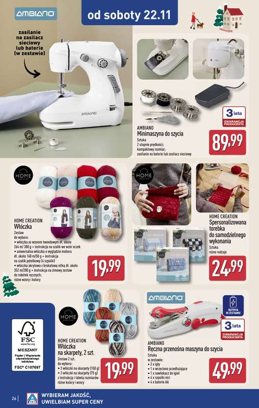 Aldi - gazetka promocyjna Pełny katalog! od poniedziałku 17.11 do soboty 22.11 - strona 26