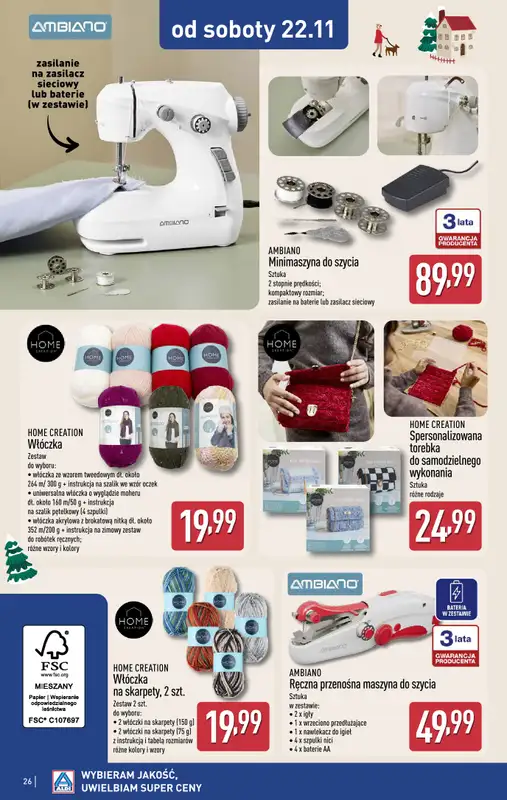 Aldi - gazetka promocyjna Pełny katalog! od poniedziałku 17.11 do soboty 22.11 - strona 26