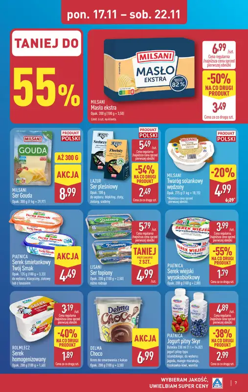 Aldi - gazetka promocyjna Pełny katalog! od poniedziałku 17.11 do soboty 22.11 - strona 7