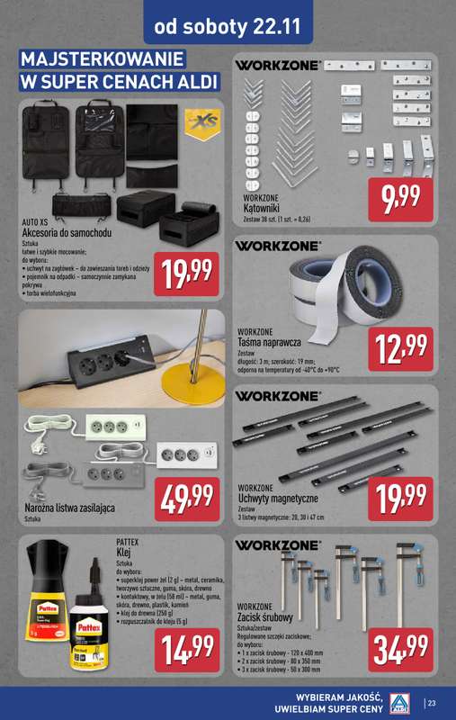 Aldi - gazetka promocyjna Pełny katalog! od poniedziałku 17.11 do soboty 22.11 - strona 23