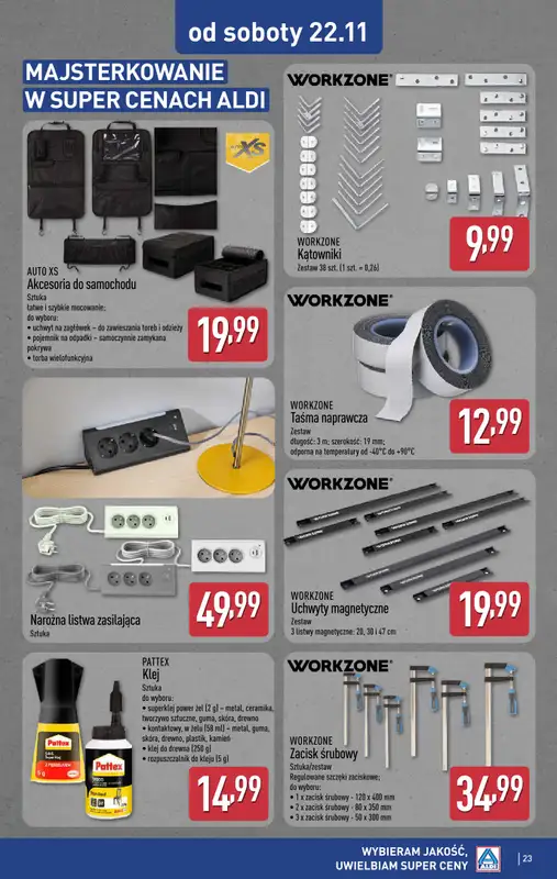 Aldi - gazetka promocyjna Pełny katalog! od poniedziałku 17.11 do soboty 22.11 - strona 23