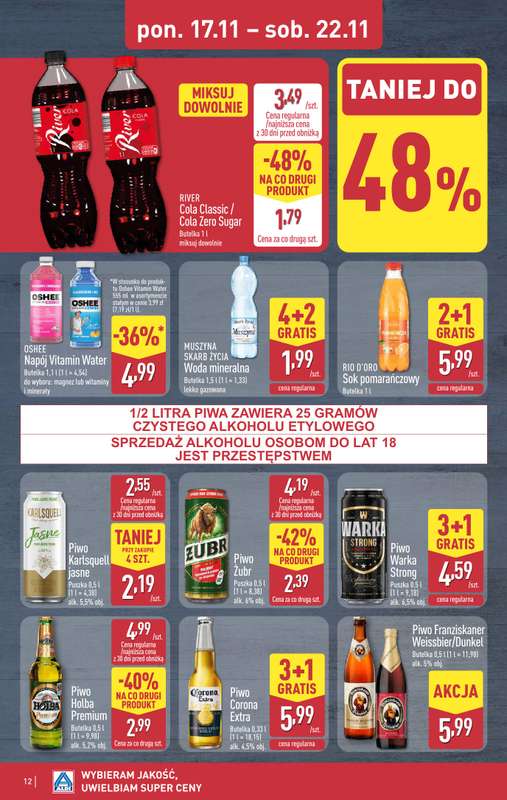 Aldi - gazetka promocyjna Pełny katalog! od poniedziałku 17.11 do soboty 22.11 - strona 12
