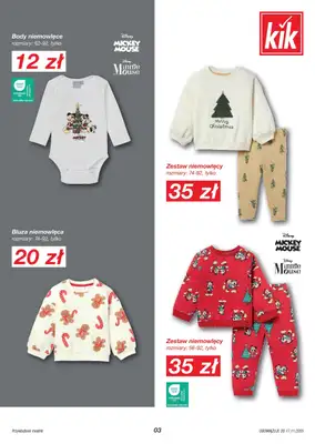 KiK - gazetka promocyjna Gazetka od poniedziałku 17.11 do środy 24.12 - strona 3