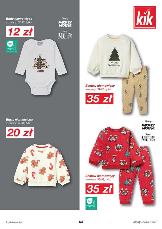 KiK - gazetka promocyjna Gazetka od poniedziałku 17.11 do środy 24.12 - strona 3