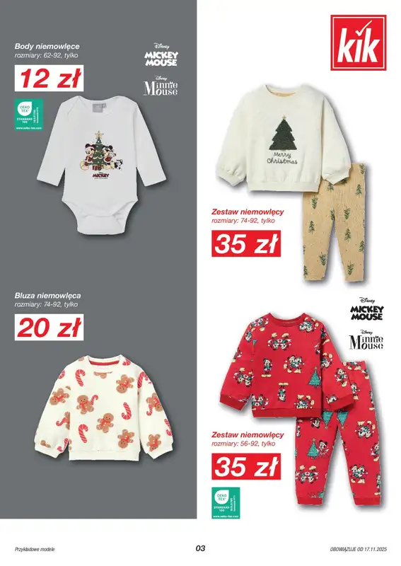 KiK - gazetka promocyjna Gazetka od poniedziałku 17.11 do środy 24.12 - strona 3