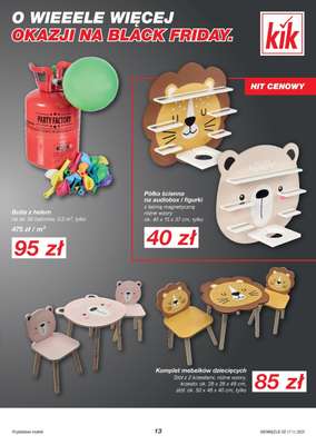 KiK - gazetka promocyjna Gazetka od poniedziałku 17.11 do środy 24.12 - strona 13