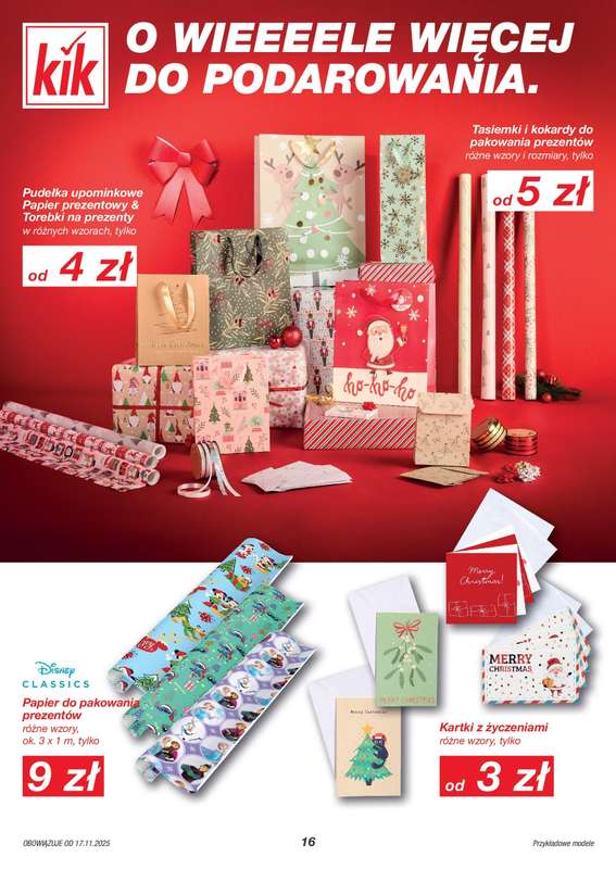 KiK - gazetka promocyjna Gazetka od poniedziałku 17.11 do środy 24.12 - strona 16