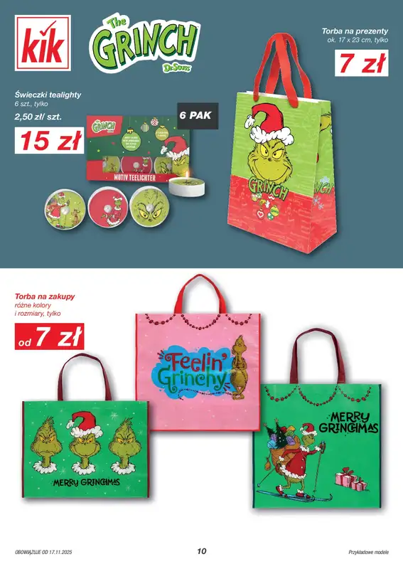 KiK - gazetka promocyjna Gazetka od poniedziałku 17.11 do środy 24.12 - strona 10