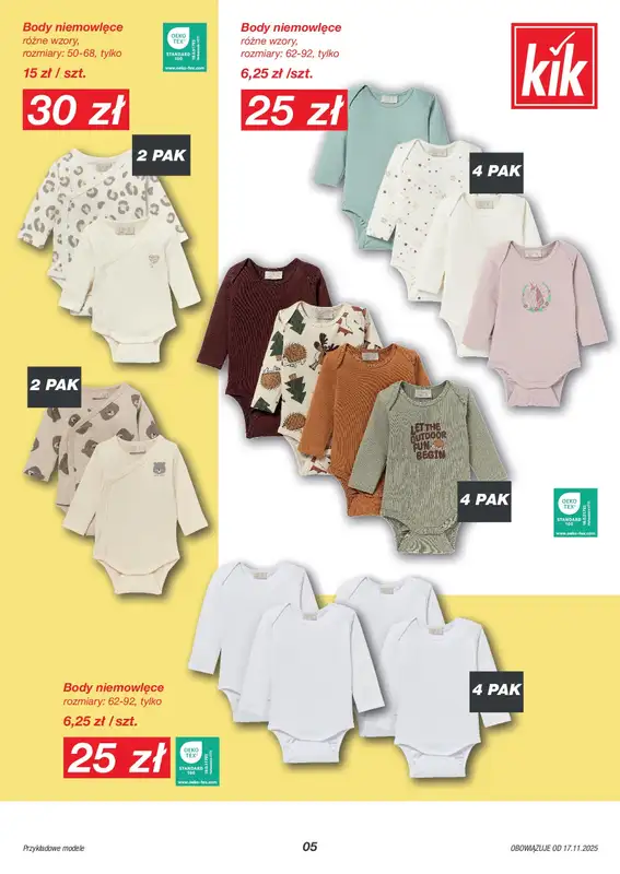 KiK - gazetka promocyjna Gazetka od poniedziałku 17.11 do środy 24.12 - strona 5