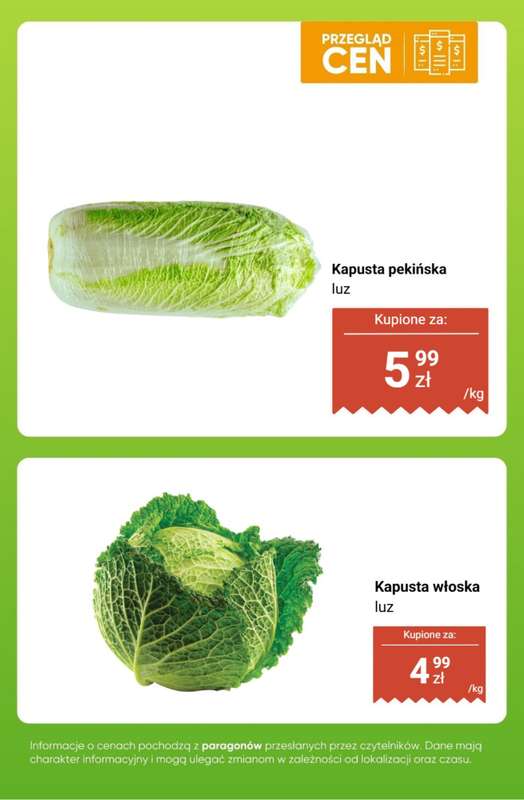 Dino - gazetka promocyjna Owoce i warzywa - przegląd cen od poniedziałku 17.11 do niedzieli 23.11 - strona 3