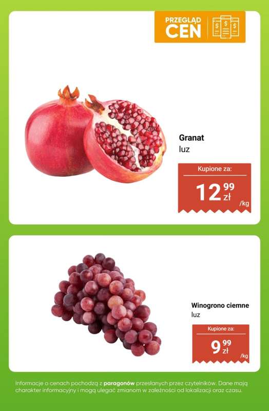 Dino - gazetka promocyjna Owoce i warzywa - przegląd cen od poniedziałku 17.11 do niedzieli 23.11 - strona 12