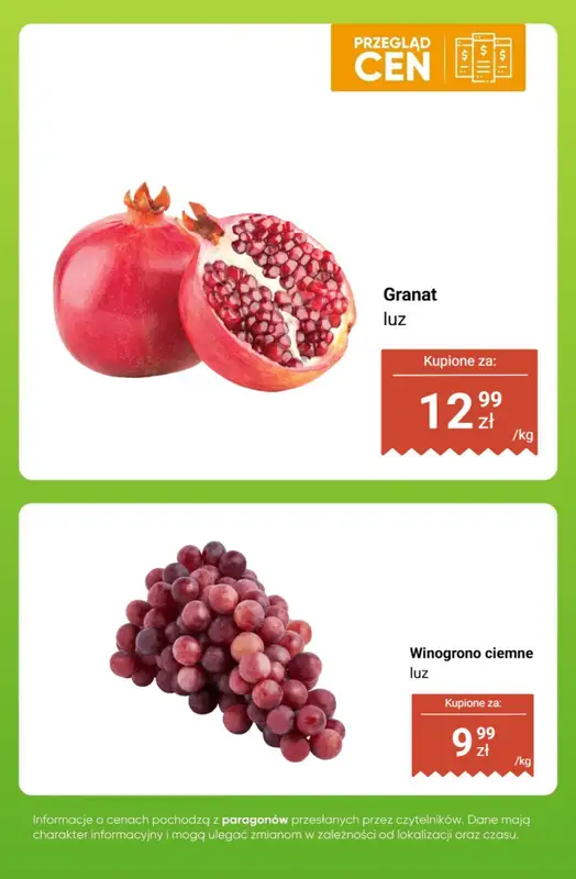 Dino - gazetka promocyjna Owoce i warzywa - przegląd cen od poniedziałku 17.11 do niedzieli 23.11 - strona 12