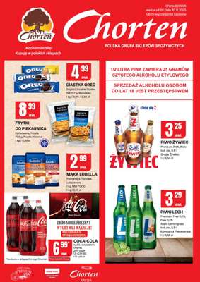 Chorten - gazetka promocyjna Gazetka Ciechanów Minimarket od czwartku 20.11 do niedzieli 30.11