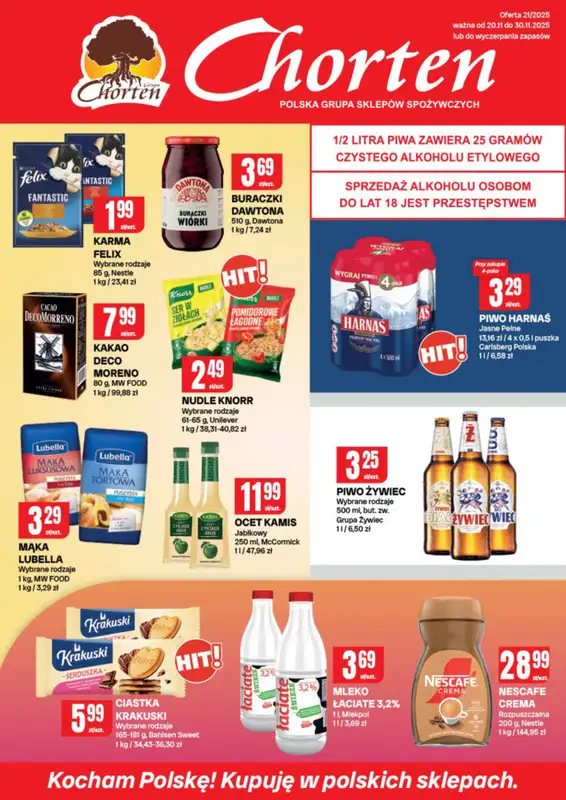 Chorten - gazetka promocyjna Gazetka Małopolska, Śląsk, Podkarpacie, Opolskie Market  