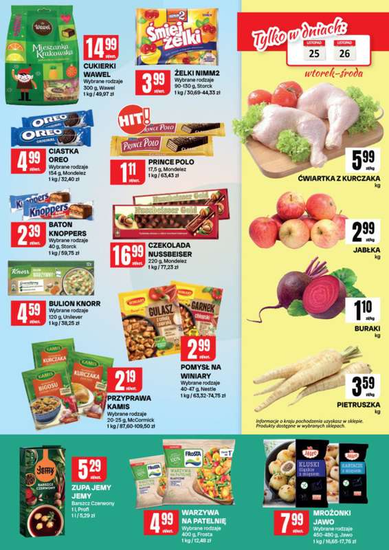 Chorten - gazetka promocyjna Gazetka Małopolska, Śląsk, Podkarpacie, Opolskie Market od czwartku 20.11 do niedzieli 30.11 - strona 3