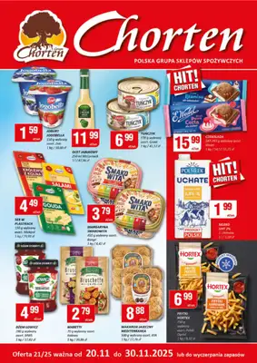 Chorten - gazetka promocyjna Gazetka Mazowsze Minimarket od czwartku 20.11 do niedzieli 30.11