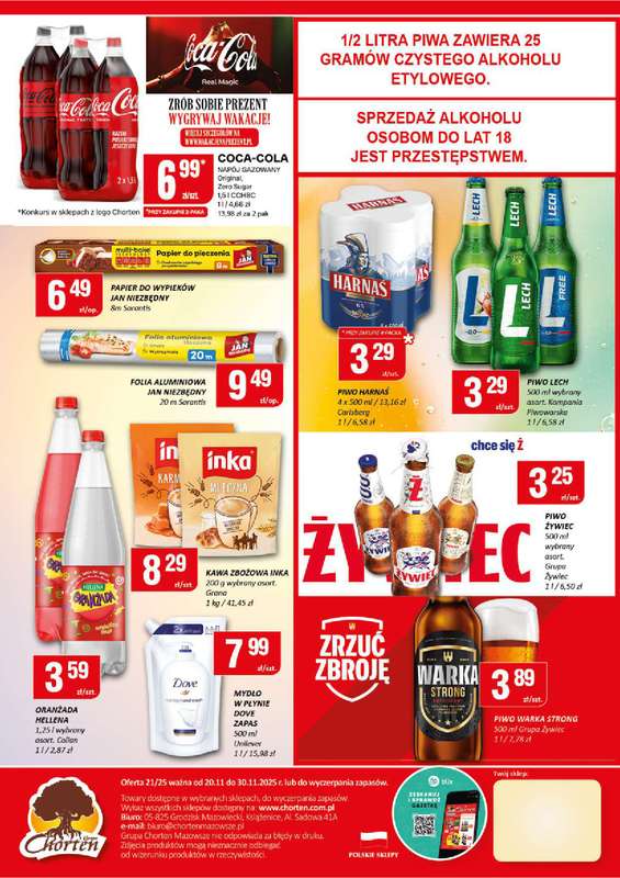 Chorten - gazetka promocyjna Gazetka Mazowsze Minimarket od czwartku 20.11 do niedzieli 30.11 - strona 2