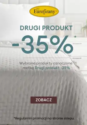 Eurofirany - gazetka promocyjna -35% na drugi produkt od piątku 14.11 do piątku 21.11