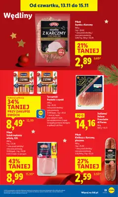 Lidl - gazetka promocyjna Oferta od czwartku od czwartku 13.11 do soboty 15.11 - strona 25