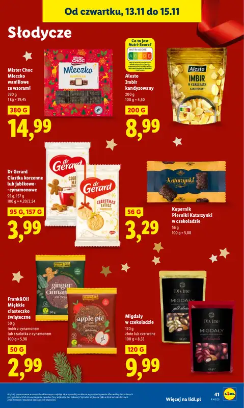 Lidl - gazetka promocyjna Oferta od czwartku od czwartku 13.11 do soboty 15.11 - strona 41