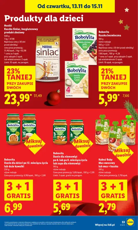 Lidl - gazetka promocyjna Oferta od czwartku od czwartku 13.11 do soboty 15.11 - strona 55