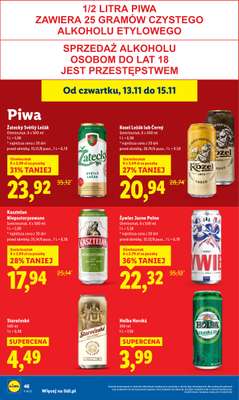 Lidl - gazetka promocyjna Oferta od czwartku od czwartku 13.11 do soboty 15.11 - strona 48