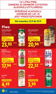 Lidl - gazetka promocyjna Oferta od czwartku od czwartku 13.11 do soboty 15.11 - strona 48