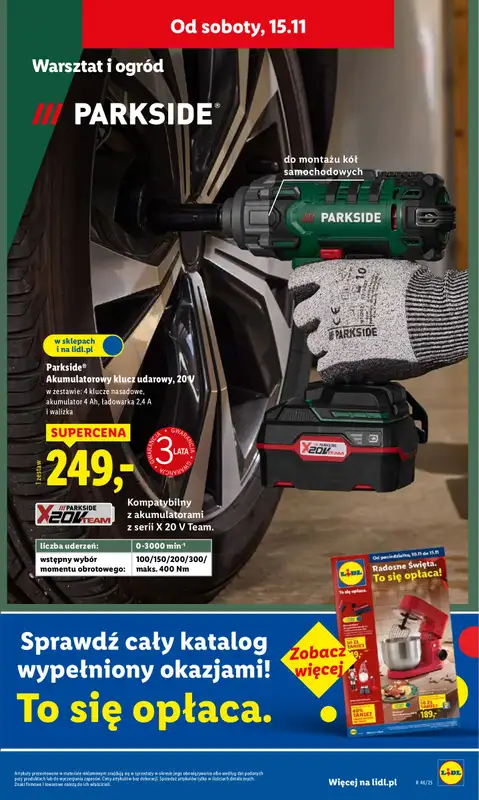 Lidl - gazetka promocyjna Oferta od czwartku od czwartku 13.11 do soboty 15.11 - strona 17