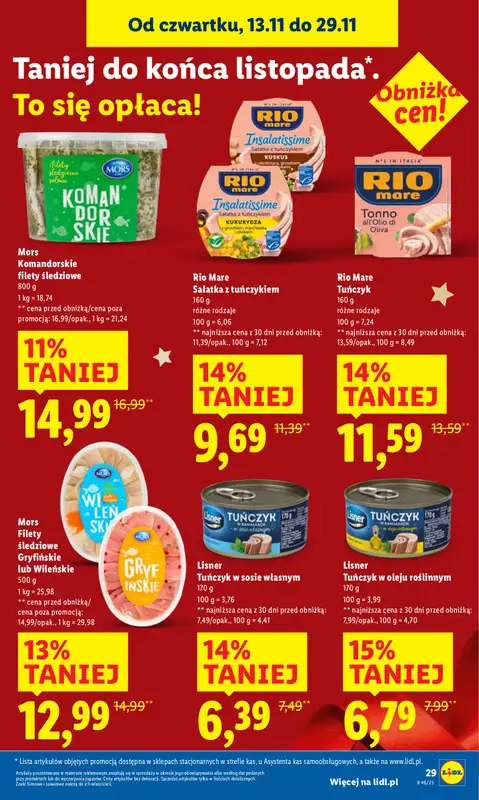 Lidl - gazetka promocyjna Oferta od czwartku od czwartku 13.11 do soboty 15.11 - strona 29