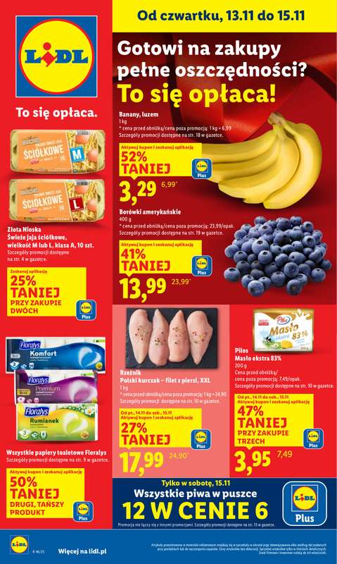 Lidl - gazetka promocyjna Oferta od czwartku od czwartku 13.11 do soboty 15.11