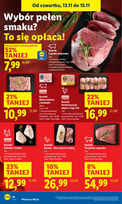 Lidl - gazetka promocyjna Oferta od czwartku od czwartku 13.11 do soboty 15.11 - strona 24