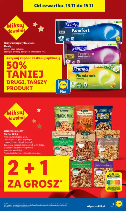 Lidl - gazetka promocyjna Oferta od czwartku od czwartku 13.11 do soboty 15.11 - strona 9