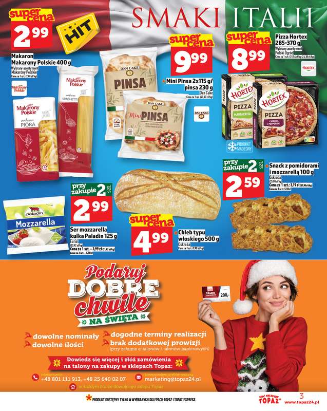 TOPAZ - gazetka promocyjna Gazetka od czwartku 20.11 od czwartku 20.11 do środy 26.11 - strona 3