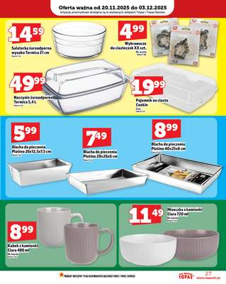 TOPAZ - gazetka promocyjna Gazetka od czwartku 20.11 od czwartku 20.11 do środy 26.11 - strona 27