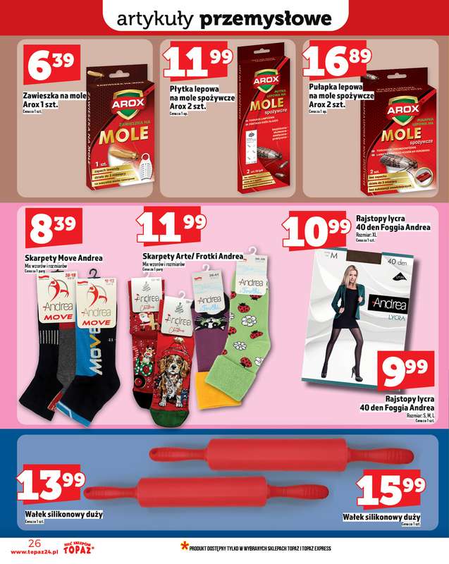 TOPAZ - gazetka promocyjna Gazetka od czwartku 20.11 od czwartku 20.11 do środy 26.11 - strona 26