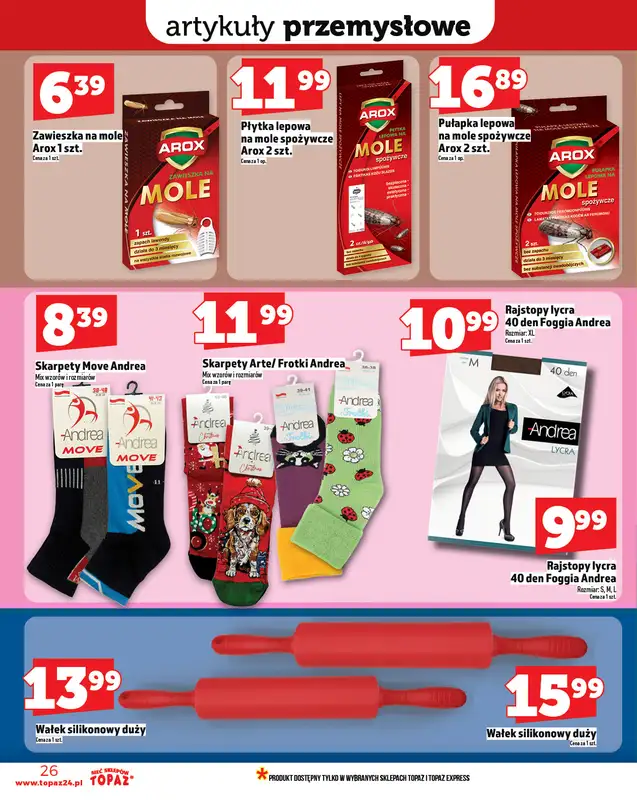 TOPAZ - gazetka promocyjna Gazetka od czwartku 20.11 od czwartku 20.11 do środy 26.11 - strona 26