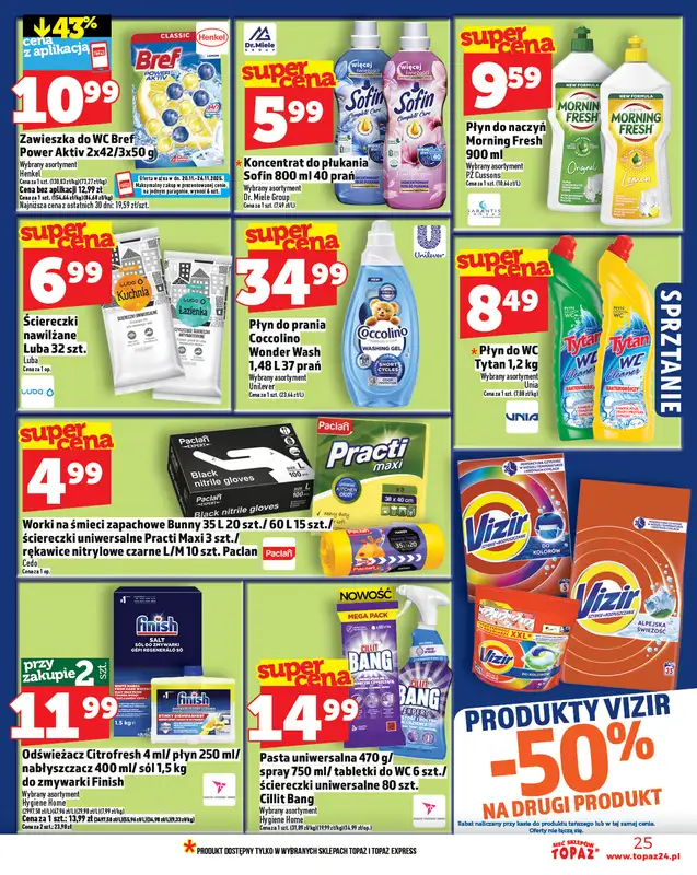 TOPAZ - gazetka promocyjna Gazetka od czwartku 20.11 od czwartku 20.11 do środy 26.11 - strona 25