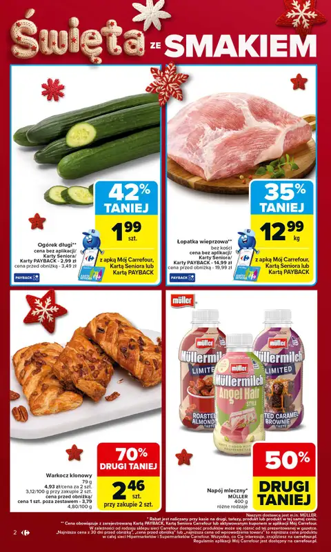 Carrefour - gazetka promocyjna Gazetka Carrefour od poniedziałku od poniedziałku 17.11 do soboty 22.11 - strona 2