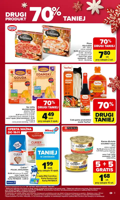 Carrefour - gazetka promocyjna Gazetka Carrefour od poniedziałku od poniedziałku 17.11 do soboty 22.11 - strona 3