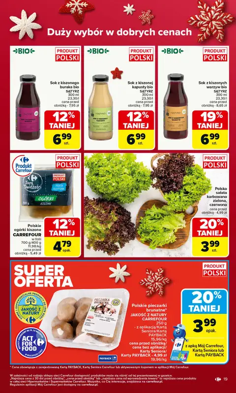 Carrefour - gazetka promocyjna Gazetka Carrefour od poniedziałku od poniedziałku 17.11 do soboty 22.11 - strona 19