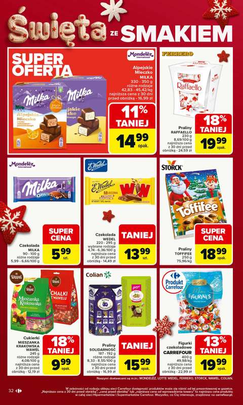 Carrefour - gazetka promocyjna Gazetka Carrefour od poniedziałku od poniedziałku 17.11 do soboty 22.11 - strona 32