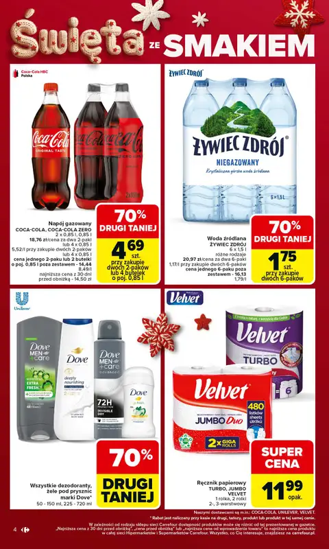 Carrefour - gazetka promocyjna Gazetka Carrefour od poniedziałku od poniedziałku 17.11 do soboty 22.11 - strona 4