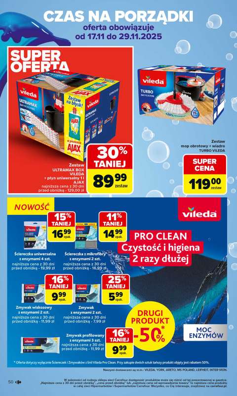 Carrefour - gazetka promocyjna Gazetka Carrefour od poniedziałku od poniedziałku 17.11 do soboty 22.11 - strona 50