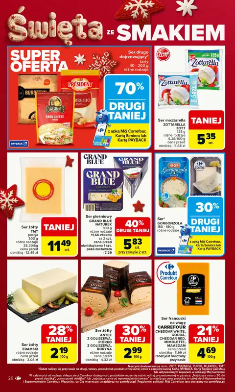 Carrefour - gazetka promocyjna Gazetka Carrefour od poniedziałku od poniedziałku 17.11 do soboty 22.11 - strona 26