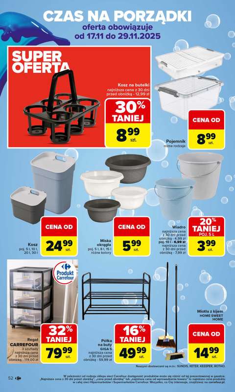 Carrefour - gazetka promocyjna Gazetka Carrefour od poniedziałku  do soboty 22.11 - strona 52