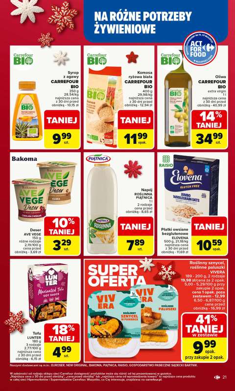 Carrefour - gazetka promocyjna Gazetka Carrefour od poniedziałku od poniedziałku 17.11 do soboty 22.11 - strona 21