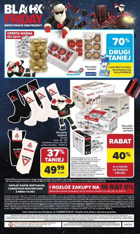 Carrefour - gazetka promocyjna Gazetka Black Friday od poniedziałku od poniedziałku 17.11 do soboty 29.11 - strona 20