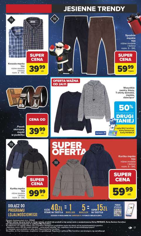 Carrefour - gazetka promocyjna Gazetka Black Friday od poniedziałku  do soboty 29.11 - strona 17