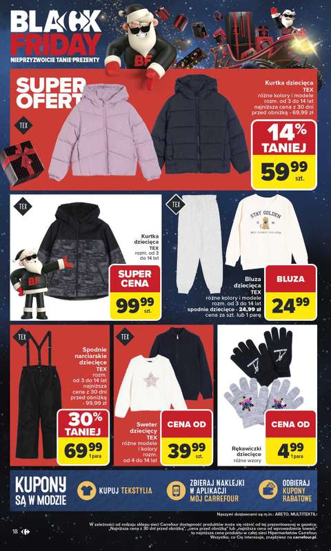 Carrefour - gazetka promocyjna Gazetka Black Friday od poniedziałku  do soboty 29.11 - strona 18