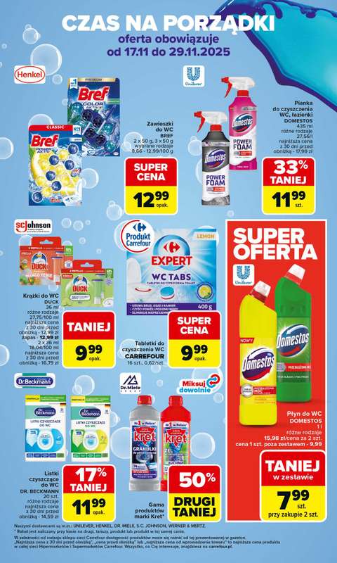 Carrefour - gazetka promocyjna Gazetka Czas na świąteczne porządki od poniedziałku od poniedziałku 17.11 do soboty 29.11 - strona 7